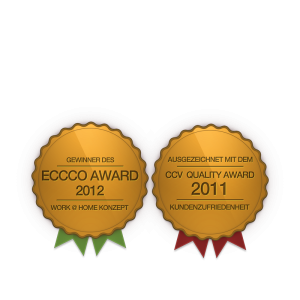 Ausgezeichnet mit dem CCV Quality Award 2011 in der Kategorie Kundenzufriedenheit!
